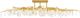 Currey & Company Aviva Stanoff Forest Light Washed Lucerne Gold Semi-Flush Lighting-2