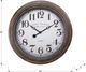 Monarch Specialties Inc. Antique Brown 20" Wall Clock-3