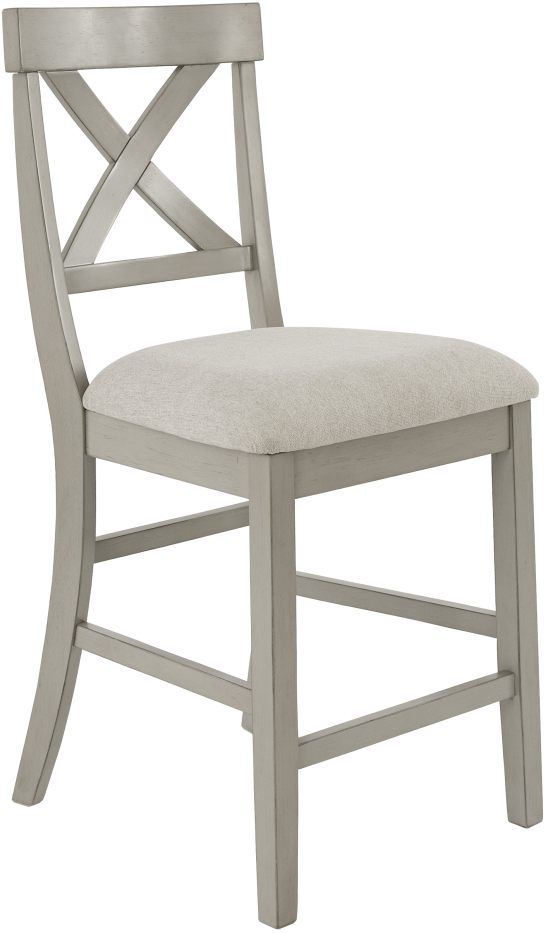 Signature Design by Ashley® Parellen 5-Piece Gray Counter Height Table Set-3