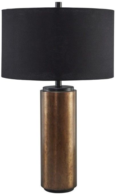 Signature Design by Ashley® Hildry Antique Brass Table Lamp-0