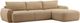 Dovetail Furniture Castillo 2-Piece Sand Right-Arm Facing Chaise Sectional Set-0