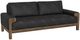 International Furniture Direct Sedona Black/Lacquer Caramel Sofa-0
