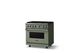 Viking® 5 Series 36" Eucalyptus Pro Style Gas (NG) Range with Polished Chrome Trim-2