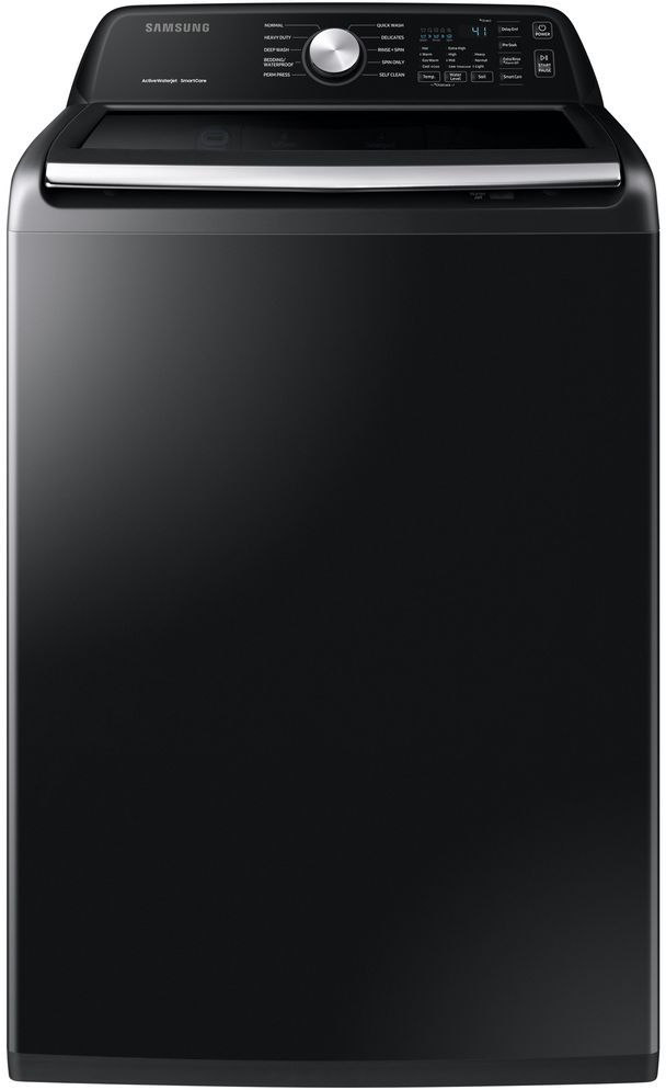 Samsung 3400 Series 4.5 Cu. Ft. Black Stainless Steel Top Load Washer-0