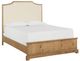 Bassett® Furniture Surry Flaxen Oak Upholstered Queen Panel Bed-0