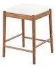 Furniture of America® Daventry 4-Piece Beige/Walnut Sofa Table with Counter Stools-4