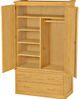 Crate Designs™ Furniture Classic Comb Armoire-0
