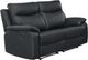 Mazin Furniture Wembley 2-Piece Black Power Reclining Loveseat-0