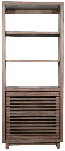 Sunny Designs™ Doe Valley Buckskin Slat Media Left Pier Cabinet-2