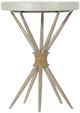 Hooker® Furniture American Life Amani Capiz Shell Accent Table with Buff Almond Base-0