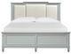 Magnussen Home® Glenbrook Natural/Pebble California King Upholstered Panel Bed-1