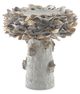 Currey & Company Oyster Shell Natural Small Bird Bath-0