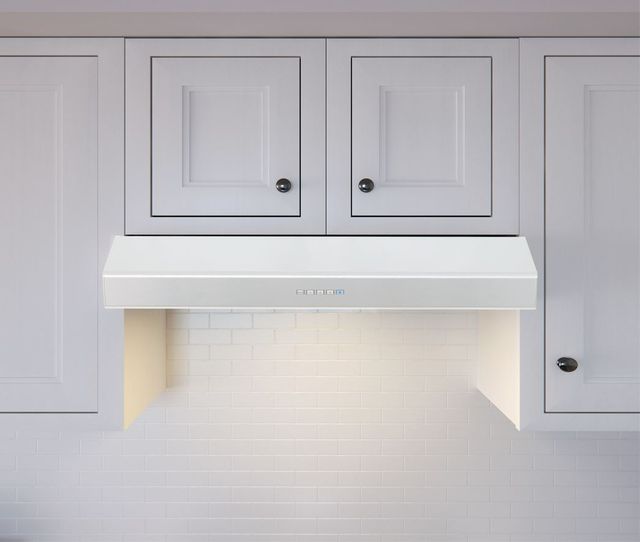 Zephyr Core Collection Breeze II 30" White Under Cabinet Range Hood-3