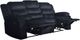 New Classic® Home Furnishings Willow Black Manual Dual Reclining Sofa-3