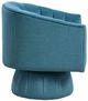 Homelegance® Bristol Dark Teal Swivel Chair-3