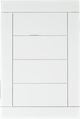 Jofran Inc. Artisan's Craft Distressed Weathered White Chairside Table-3