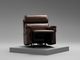 Arula Chocolate Leather Rocker Recliner-1