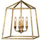 Forty West Darby Gold 4-Light Pendant-1