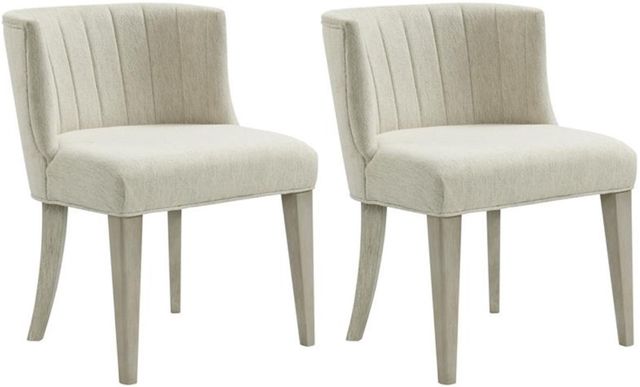 Riverside Furniture Cascade Dovetail 2-Piece Upholstered Curved Back Dining Side Chair Set-0