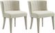 Riverside Furniture Cascade Dovetail 2-Piece Upholstered Curved Back Dining Side Chair Set-0