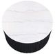 Steve Silver Co. Colvin White Coffee Table with Black Base-0