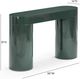 TOV Furniture Mira Green High Gloss Console Table-2