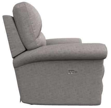 La-Z-Boy® Robin Smoke Power Reclining Chair and a Half with Headrest and Lumbar-2