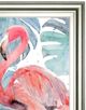 Classy Living Annie Warren Flamingo Splash II Wall Art-1