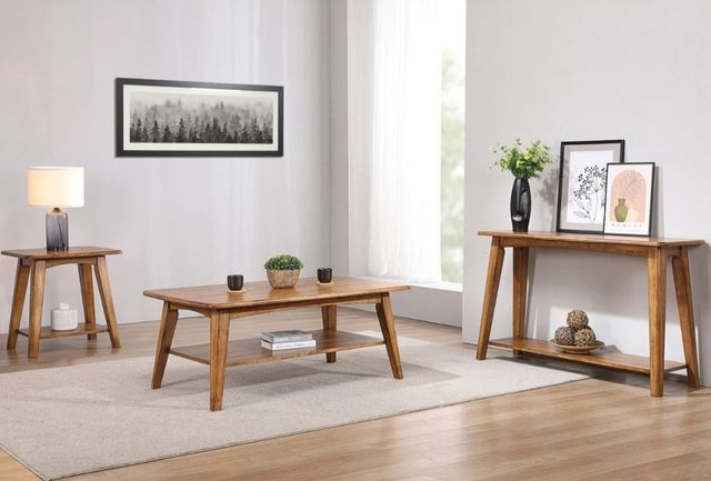 Winners Only® Portland Medium Brown Sofa Table-2