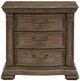 Magnussen Home® Durango Willadeene Brown 3-Drawer Nightstand-3