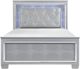 Homelegance® Allura Silver Eastern King Panel Bed with LED-2