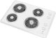 Whirlpool® 30" White Electric Cooktop-3
