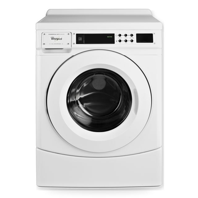 Whirlpool Commercial 3.1 Cu. Ft. Non-Coin Front-Load Washer with Microprocessor Controls - White-0