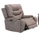 Lifestyle Canyon Gray Power Recliner with Power Headrest-0