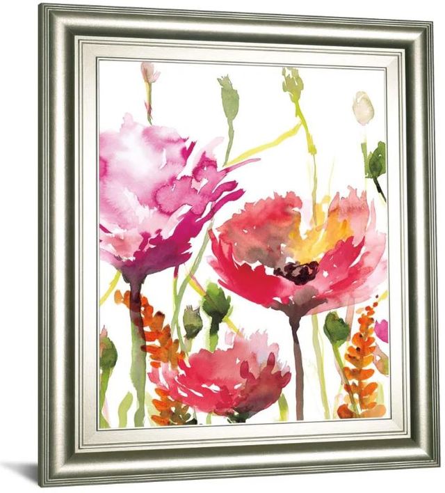 Classy Art Blooms and Buds by Rebecca Meyers Framed Print Wall Art-1