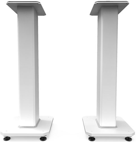 Kanto SX Series White Fillable Speaker Floor Stand Pair-0