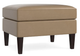 Bassett® Furniture Dover Light Brown Leather Small Rectangle Ottoman-0