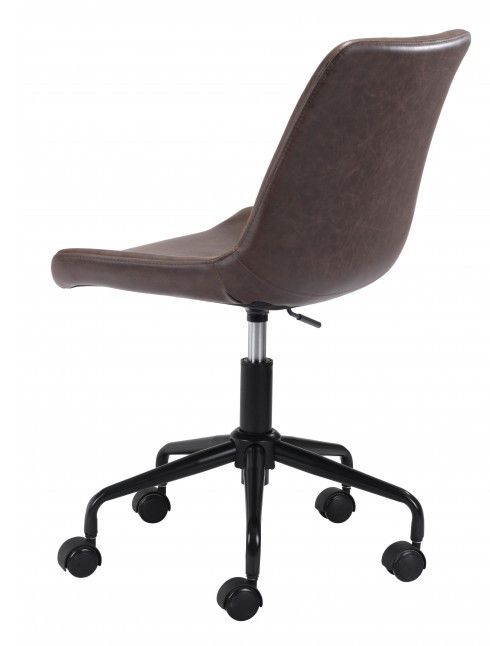 Zuo® Modern Byron Brown Office Chair-1