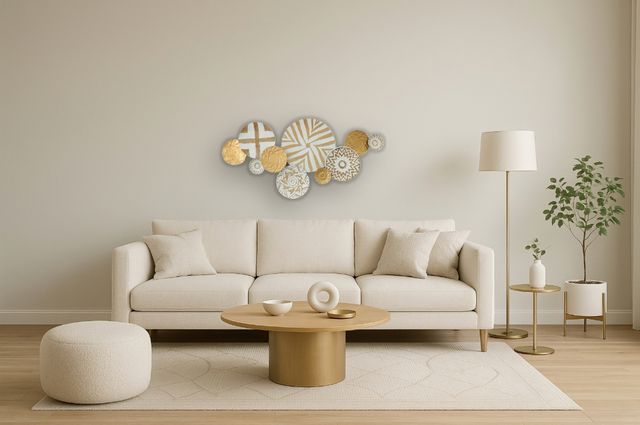 Classy Living Geometric Art  Wall Decor-1