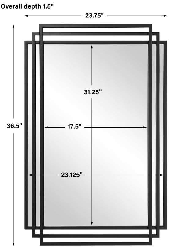 Uttermost® Amherst Black Mirror-2