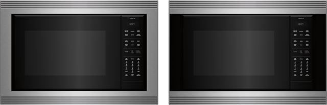 Wolf® E Series 29.88" Stainless Steel Convection Microwave Trim-0