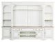 Liberty Furniture Magnolia Manor Antique White Entertainment Center with Piers-2