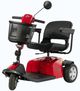 Mega Motion Rascal® Conquest Black/Red 3-Wheel Mobility Scooter-4