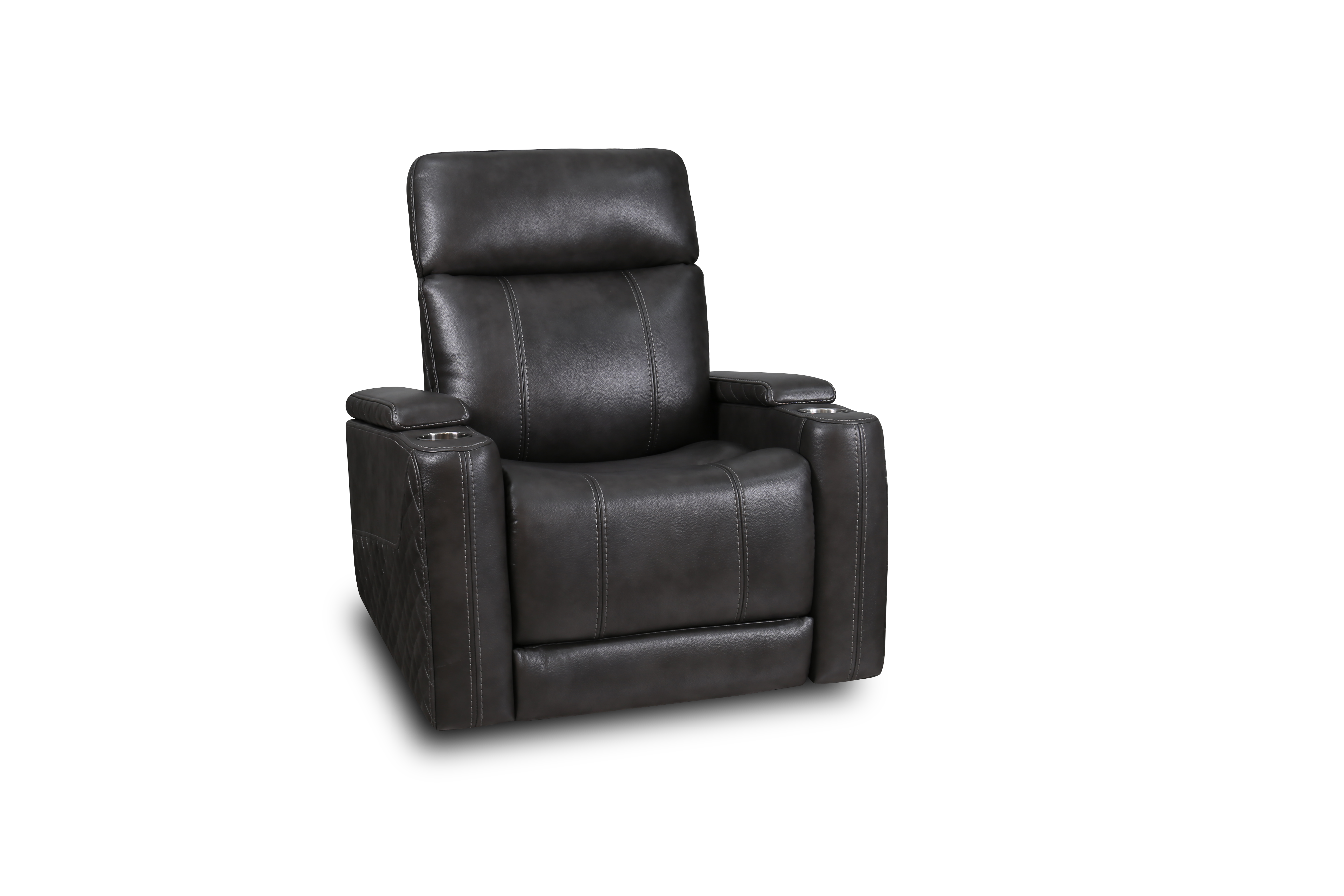 iPower Nick Grey 3X Power Recliner with Heat and Massage