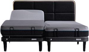 Beaudoin ergoSportive™ Black/Gray King Adjustable Bed-0
