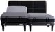 Beaudoin ergoSportive™ Black/Gray King Adjustable Bed-0