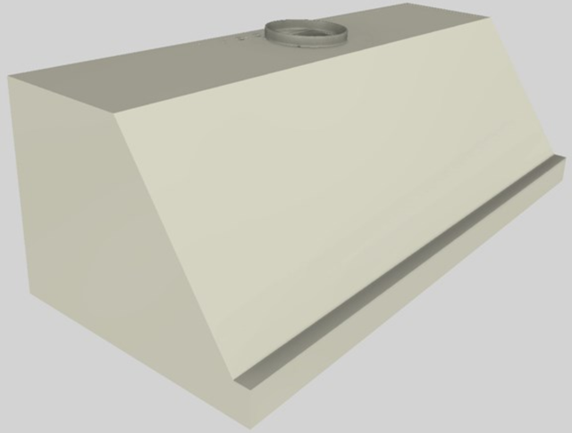 Vent-A-Hood® 54" Wall Mounted Range Hood-Biscuit-4