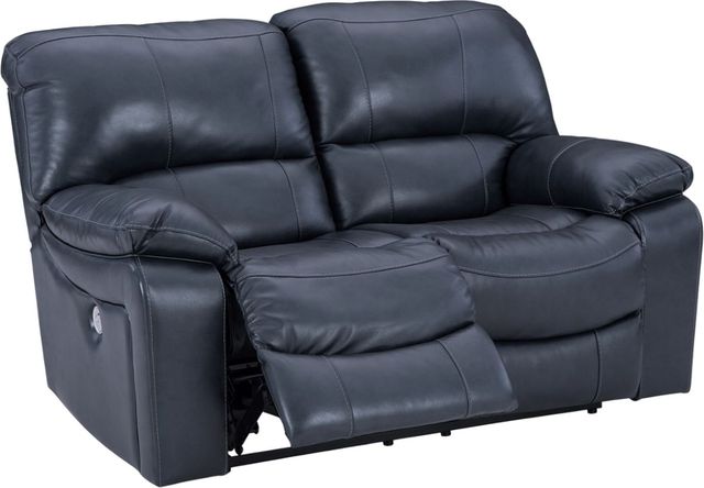 Signature Design by Ashley® Leesworth Ocean Power Reclining Loveseat-2