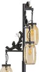 Crestview Collection Fire Catcher Black Floor Lamp-2