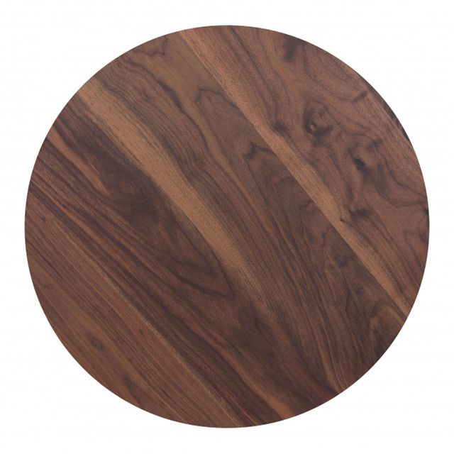 Zuo® Alto Brown Bistro Table with Gold Base-3